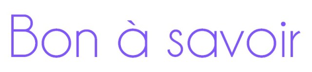 bon a savoir