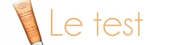 clarins - test